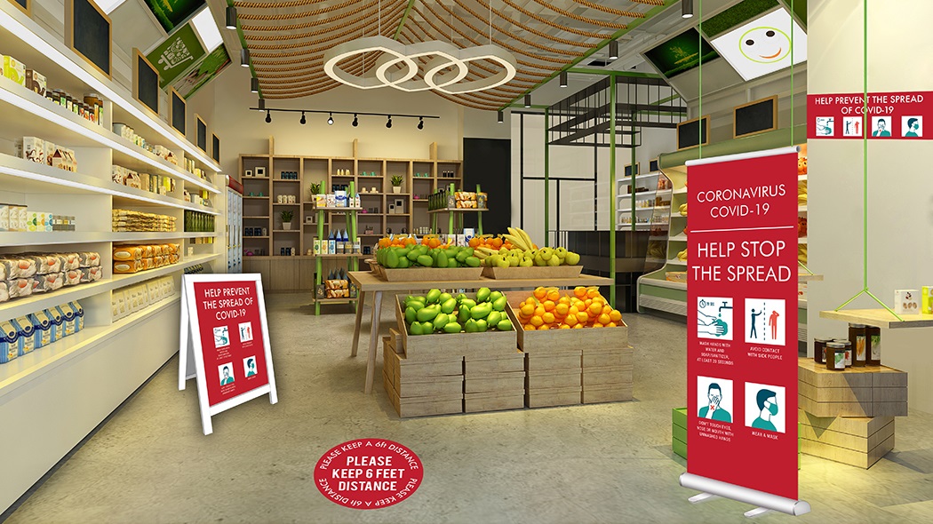 Retail and grocery COVID-19 Graphics